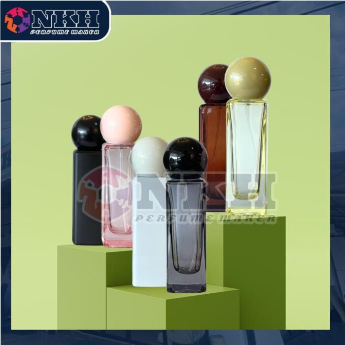 EMPTY BOTTLE FRAGRANCE 30ML LONG SQUARE BALL CAP SCREW ( LZ 555 ) - Image 4
